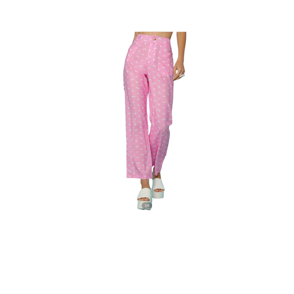 Hello kitty and friends allover bow print high rise pants